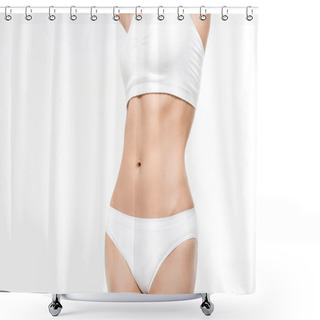 Personality  Perfect Woman's Body Shower Curtains