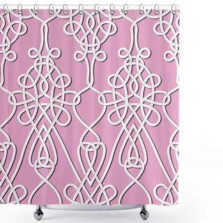 Personality  Retro Royal Seamless Background. Shower Curtains