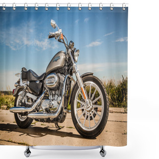 Personality  Harley-Davidson - Sportster 883 Low Shower Curtains