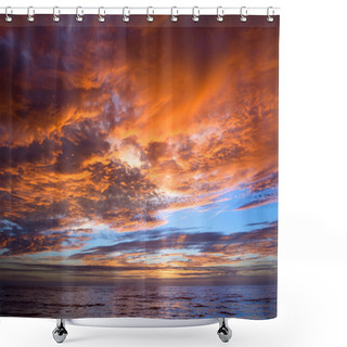 Personality  Colorful Sunset Shower Curtains