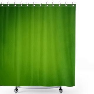 Personality  Green Background With Old Black And Light Shading Border Design Shower Curtains
