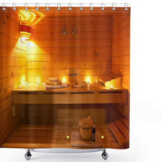 Personality  Sauna And Sauna Accessories Shower Curtains