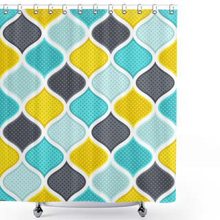 Personality  Ornament Geometric Pattern Shower Curtains