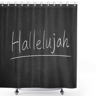 Personality  Hallelujah Shower Curtains