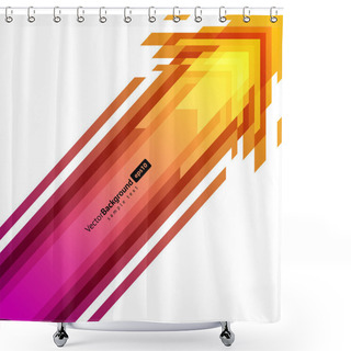 Personality  Arrows Vector Background. Eps 10 Shower Curtains