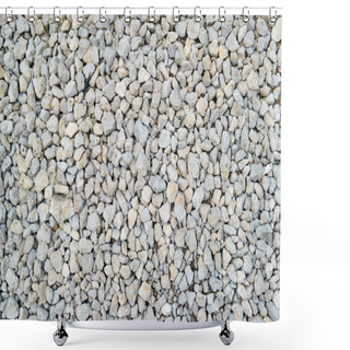 Personality  White Gravel Texture Shower Curtains