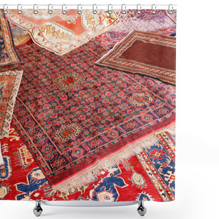 Personality  Collection Of Valuable Carpets Of Afghan Origin Shower Curtains