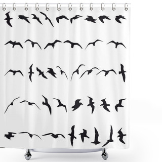 Personality  Seagulls Shower Curtains