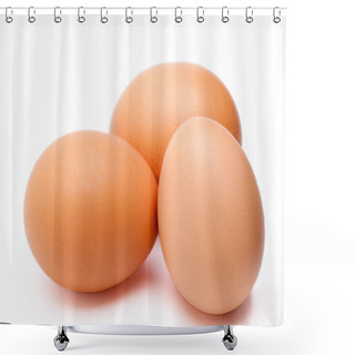 Personality  Set Of Eggs Shower Curtains