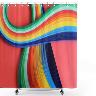 Personality  Colored Stripes Shower Curtains