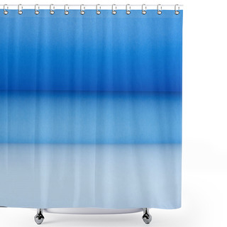 Personality  Blue And Light Blue Colored Background Shower Curtains