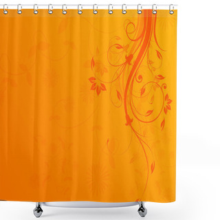 Personality  Floral Background Shower Curtains