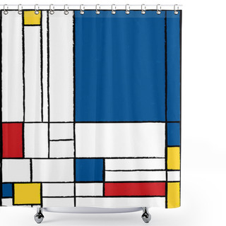 Personality  Abstract Modern Painting Shower Curtains