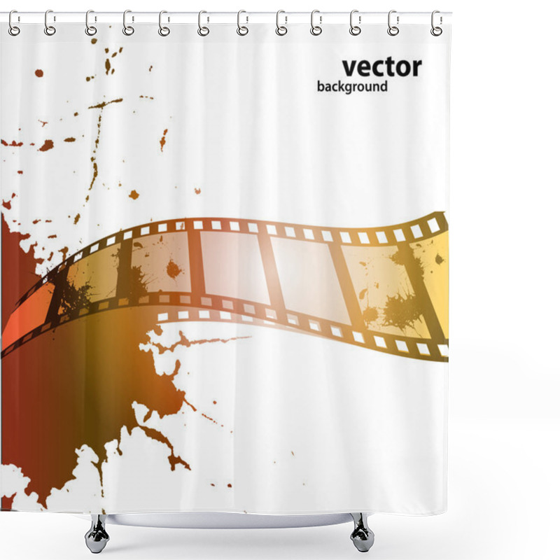 Personality  Film background shower curtains