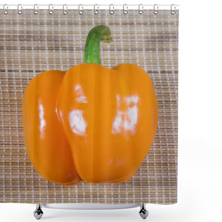 Personality  Bulgarian Peppers On A Decorative Napkin Shower Curtains