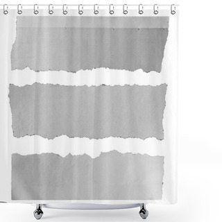 Personality  Torn Paper Pieces Shower Curtains