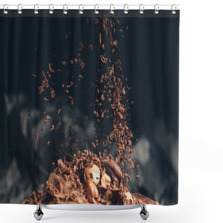 Personality  Chocolate Shower Curtains