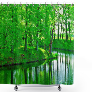 Personality  Greenwood Shower Curtains