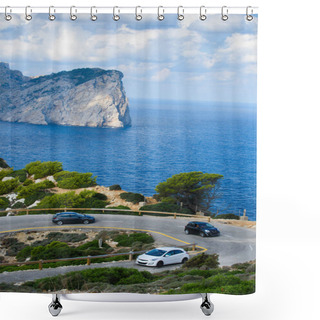 Personality  Road Trip In Mallorca Shower Curtains