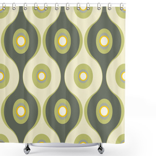 Personality  Wallpaper Seamless Pattern Shower Curtains