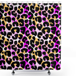 Personality  Seamless Abstract Wild Exotic Animal Print. Shower Curtains