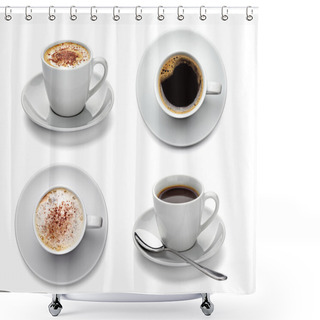 Personality  Coffee Cup Drink Shower Curtains