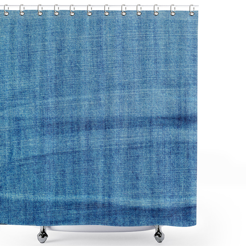 Personality  Blue Denim Background Shower Curtains