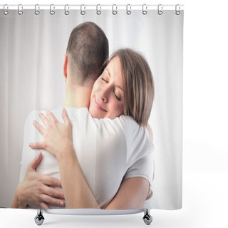 Personality  Couple Shower Curtains