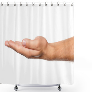 Personality  Man Hand Shower Curtains