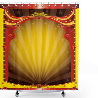 Personality  A Background For Circus Event Shower Curtains