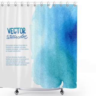 Personality  Abstract Watercolor Background For Your Design Shower Curtains