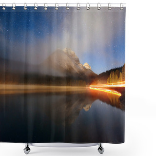 Personality  Banff National Park Shower Curtains