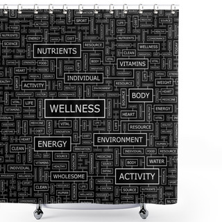 Personality  WELLNESS. Shower Curtains