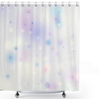 Personality  Soft Blurred Circles Shower Curtains