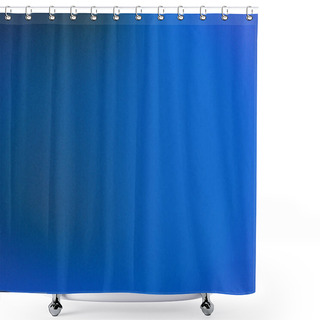 Personality  Cobalt Blue Daytime Background Beautiful Elegant Illustration Graphic Art Design Shower Curtains