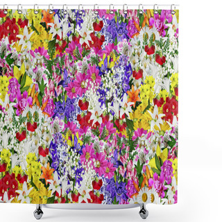 Personality  Abstract Floral Background Shower Curtains