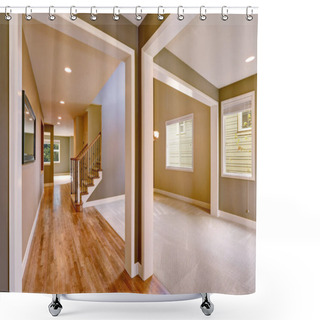 Personality  Light Taupe Interior With Amazing Floorplan. Shower Curtains