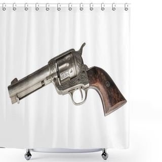 Personality  Colt.45 Isolated Shower Curtains