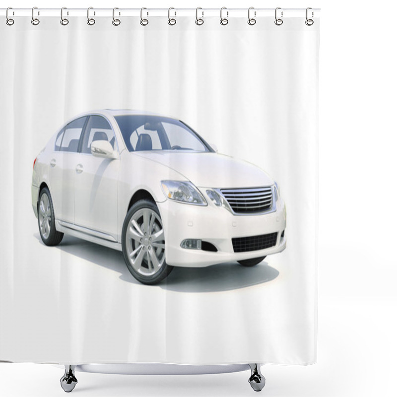 Personality  Modern Luxury Car Shower Curtains