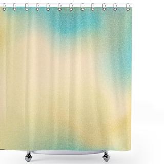 Personality  Watercolor Paper Vintage Texture With Damages, Folds And Scratches. Old Blank Background With Space For Text. Green, Blue, Brown, Beige Color Spots. Vector Illustration Design Element In 8 Eps Shower Curtains