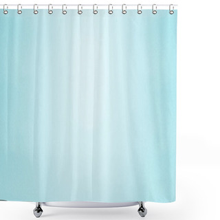 Personality  Smooth Flat Vintage Paper Bag Pale Texture In Light Blue Color O Shower Curtains