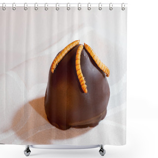 Personality  Insect Praline Shower Curtains