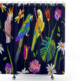 Personality  Tropical Paradise Pattern.  Shower Curtains