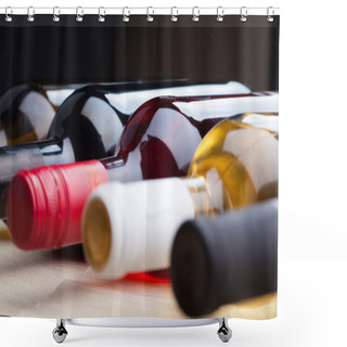 Personality  Different Kinds Of Wines Shower Curtains