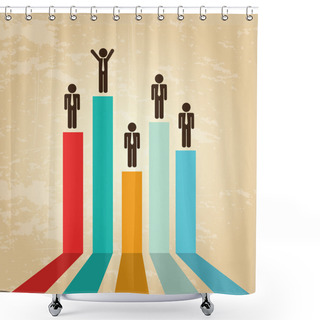Personality  Financial Growth Shower Curtains