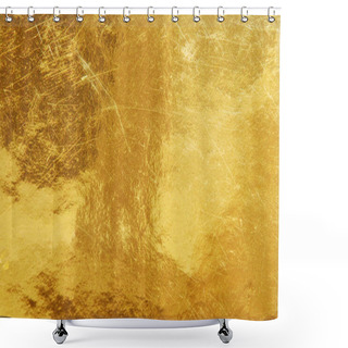 Personality  Gold Shiny Wall Abstract Background Texture Shower Curtains