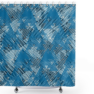 Personality  Vector Bold Seamless Pattern Shower Curtains