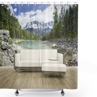 Personality  Photo Wall Mural Sofa Floor Shower Curtains