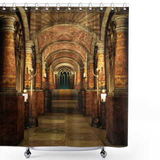 Personality  The Mysterious Passage Shower Curtains