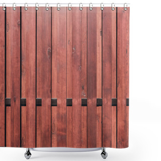 Personality  Wooden Planks Background Shower Curtains